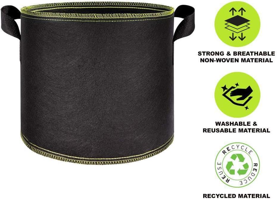 Fabric Grow Bag Planter Pot (10L)