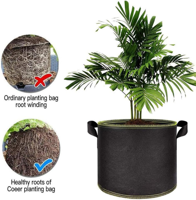 Fabric Grow Bag Planter Pot (10L)