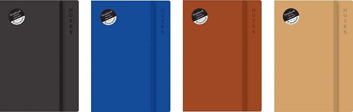 Soft Touch A5 Rustic Effect Notebook (Orange)